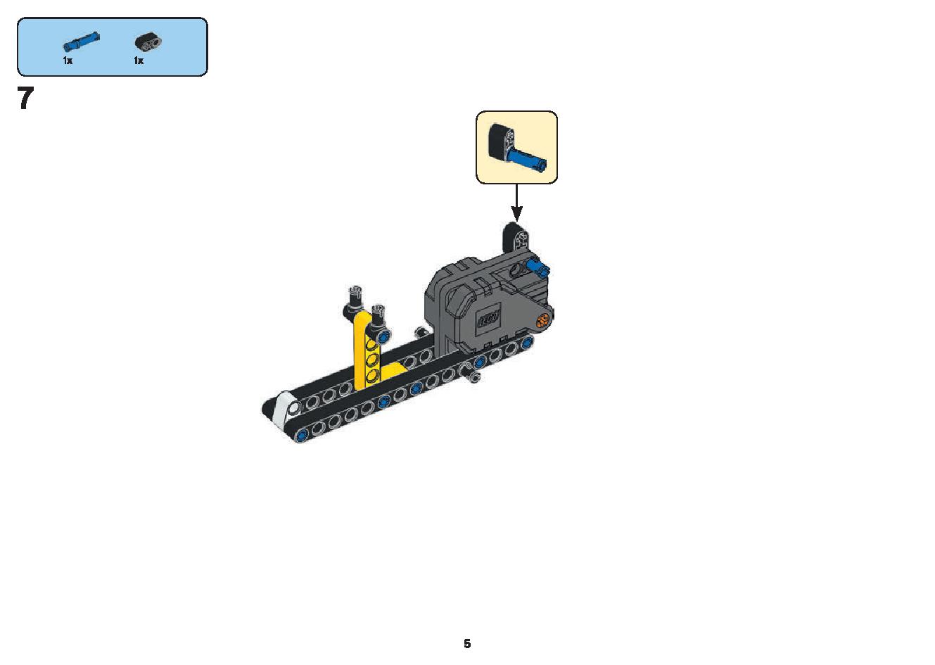 Dragster 42103 LEGO information LEGO instructions 5 page