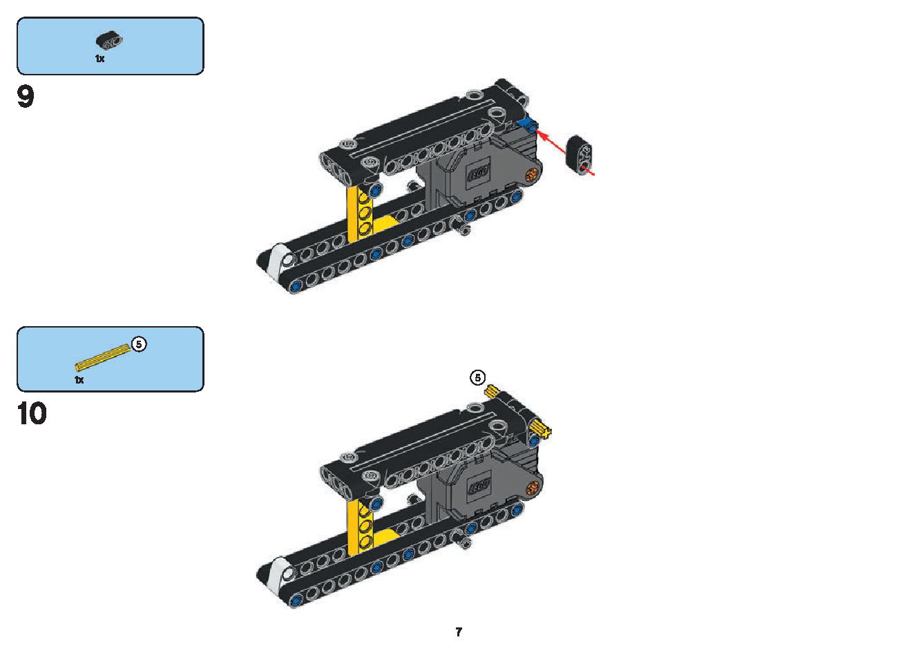 Dragster 42103 LEGO information LEGO instructions 7 page
