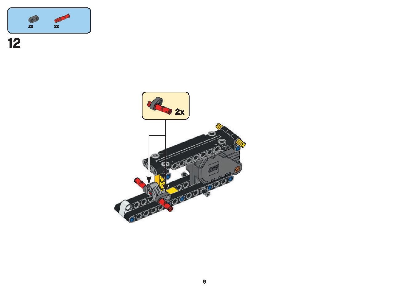 Dragster 42103 LEGO information LEGO instructions 9 page