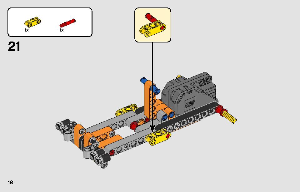 レーシングトラック 42104 レゴの商品情報 レゴの説明書・組立方法 18 page