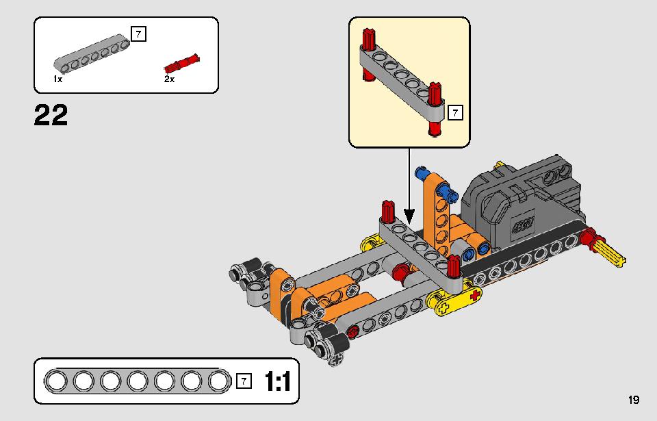 レーシングトラック 42104 レゴの商品情報 レゴの説明書・組立方法 19 page