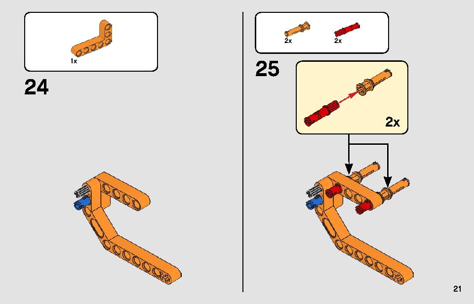 レーシングトラック 42104 レゴの商品情報 レゴの説明書・組立方法 21 page