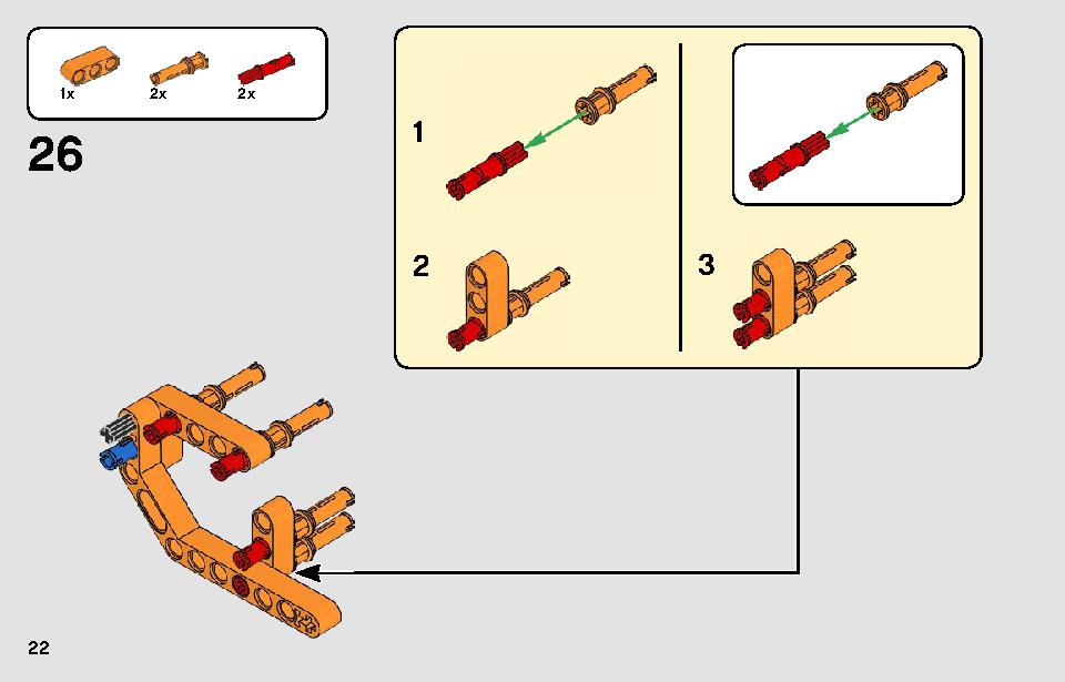 レーシングトラック 42104 レゴの商品情報 レゴの説明書・組立方法 22 page