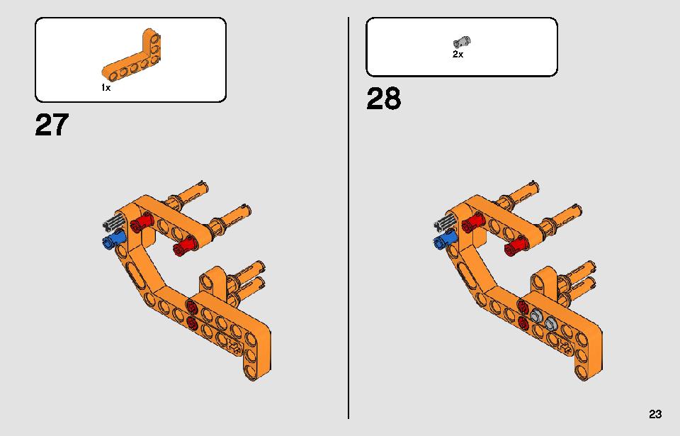 レーシングトラック 42104 レゴの商品情報 レゴの説明書・組立方法 23 page