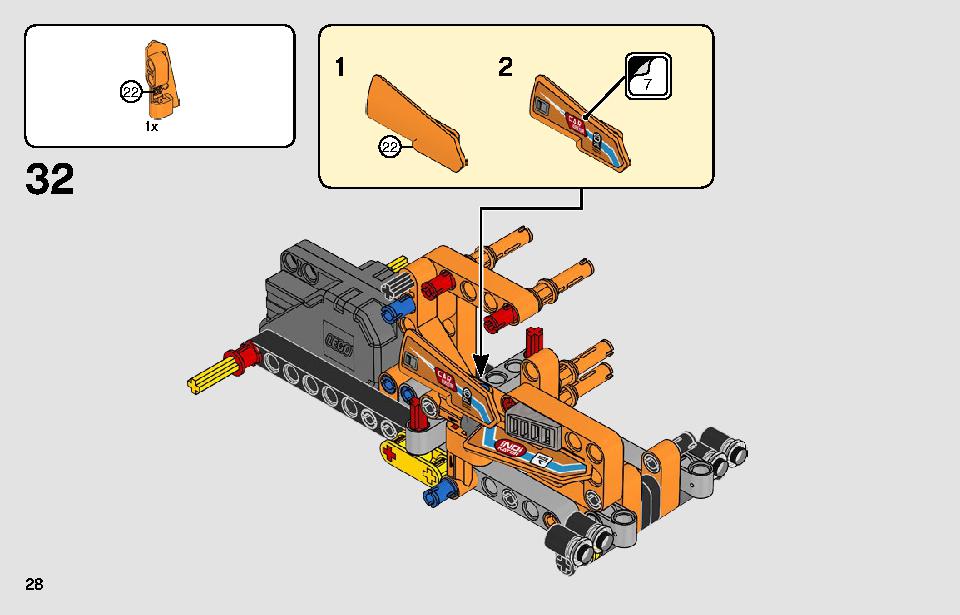 レーシングトラック 42104 レゴの商品情報 レゴの説明書・組立方法 28 page