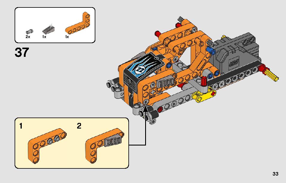 レーシングトラック 42104 レゴの商品情報 レゴの説明書・組立方法 33 page