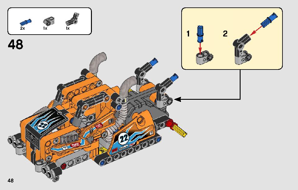レーシングトラック 42104 レゴの商品情報 レゴの説明書・組立方法 48 page