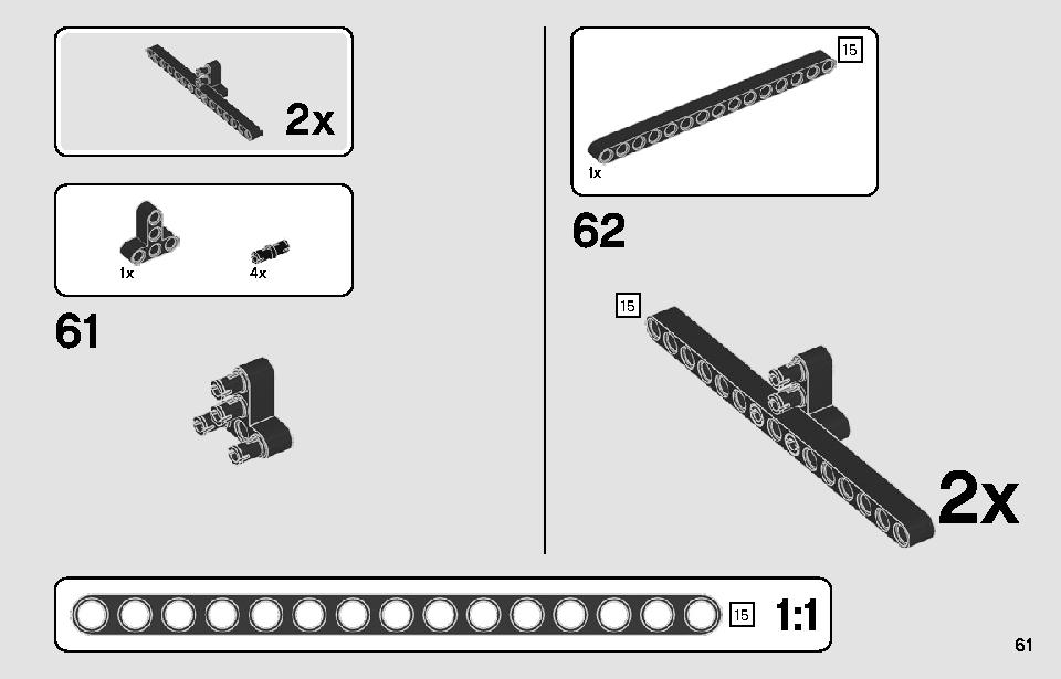 レーシングトラック 42104 レゴの商品情報 レゴの説明書・組立方法 61 page