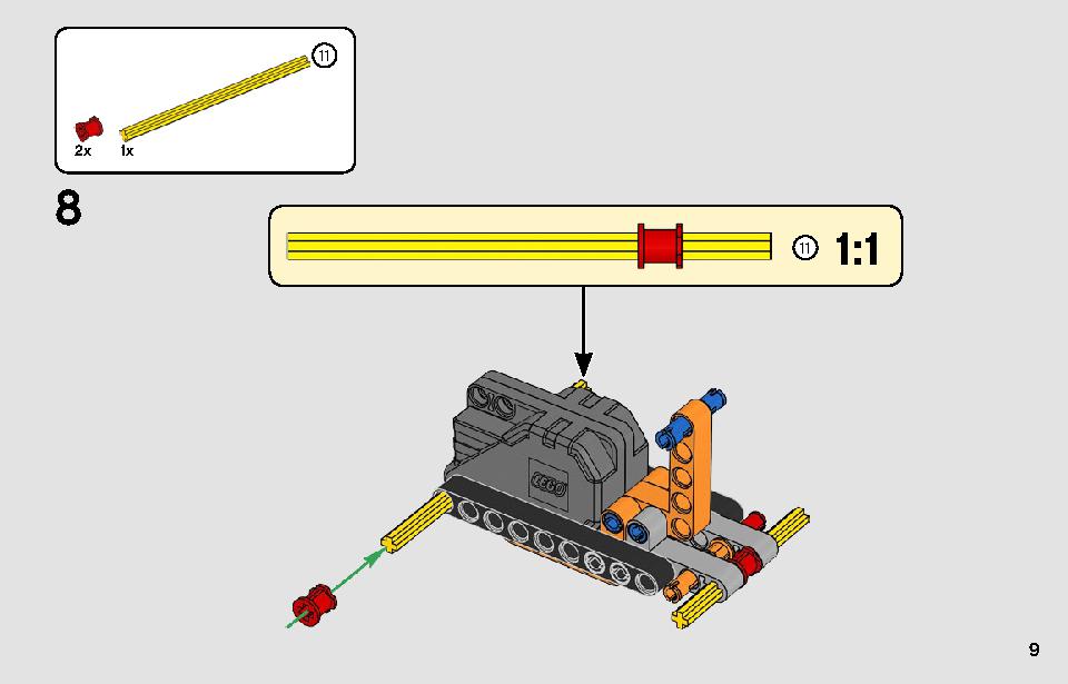 レーシングトラック 42104 レゴの商品情報 レゴの説明書・組立方法 9 page