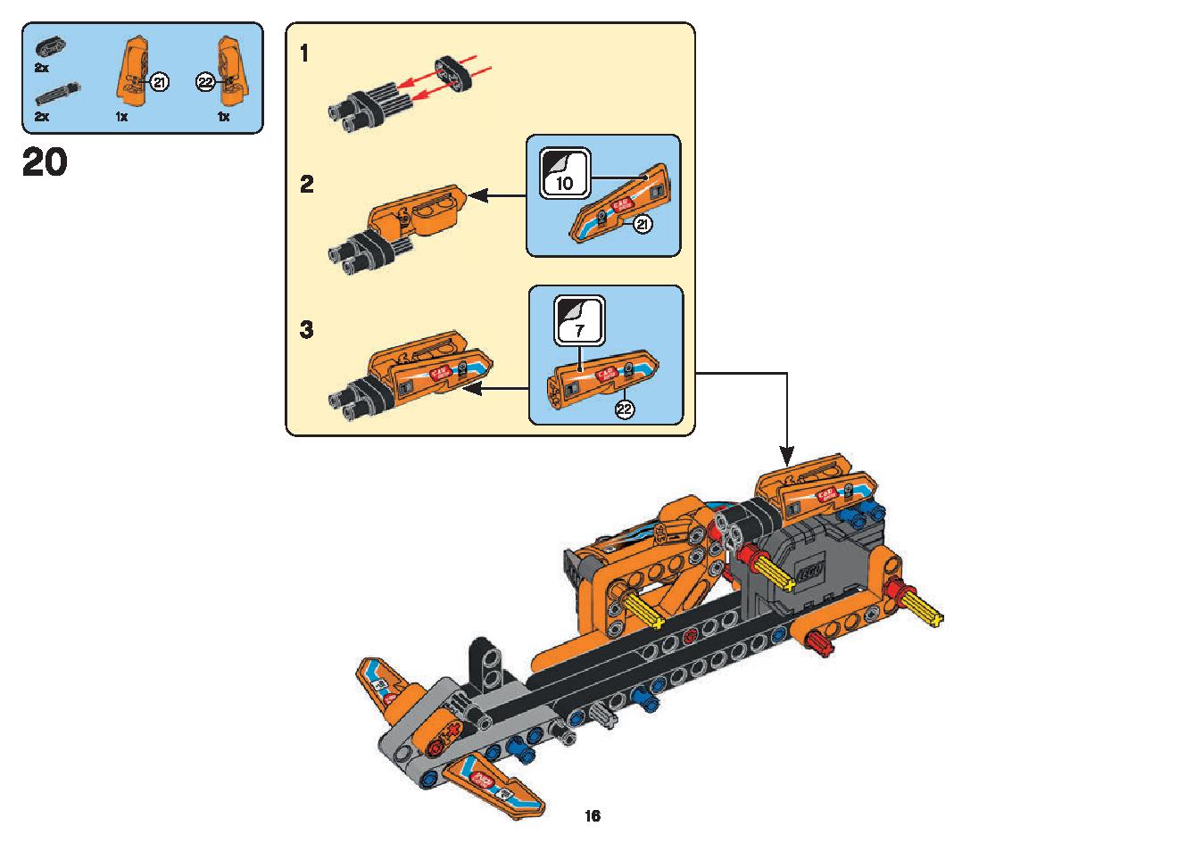 Race Truck 42104 LEGO information LEGO instructions 16 page