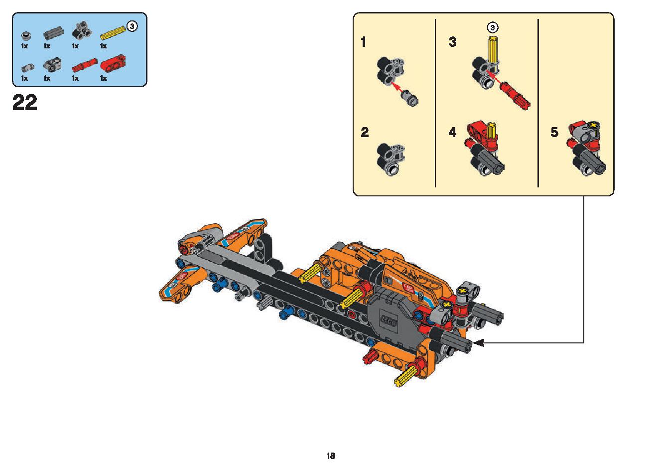 Race Truck 42104 LEGO information LEGO instructions 18 page
