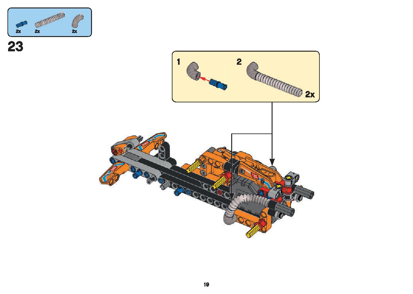 Race Truck 42104 LEGO information LEGO instructions 19 page