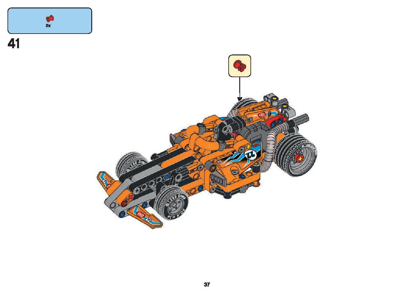 Race Truck 42104 LEGO information LEGO instructions 37 page