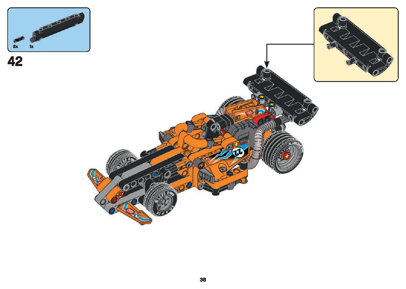 Race Truck 42104 LEGO information LEGO instructions 38 page