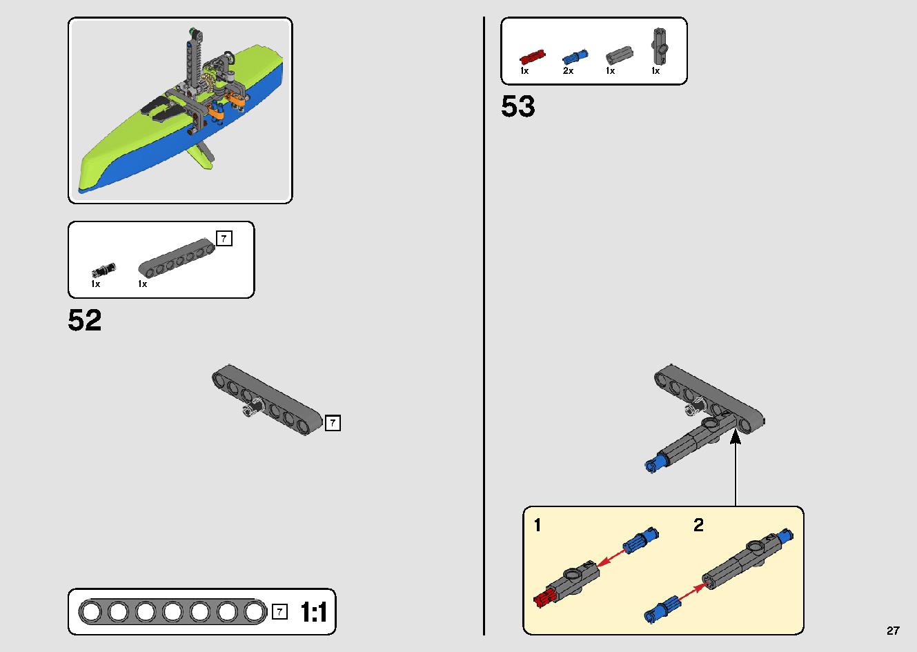 カタマランヨット 42105 レゴの商品情報 レゴの説明書・組立方法 27 page