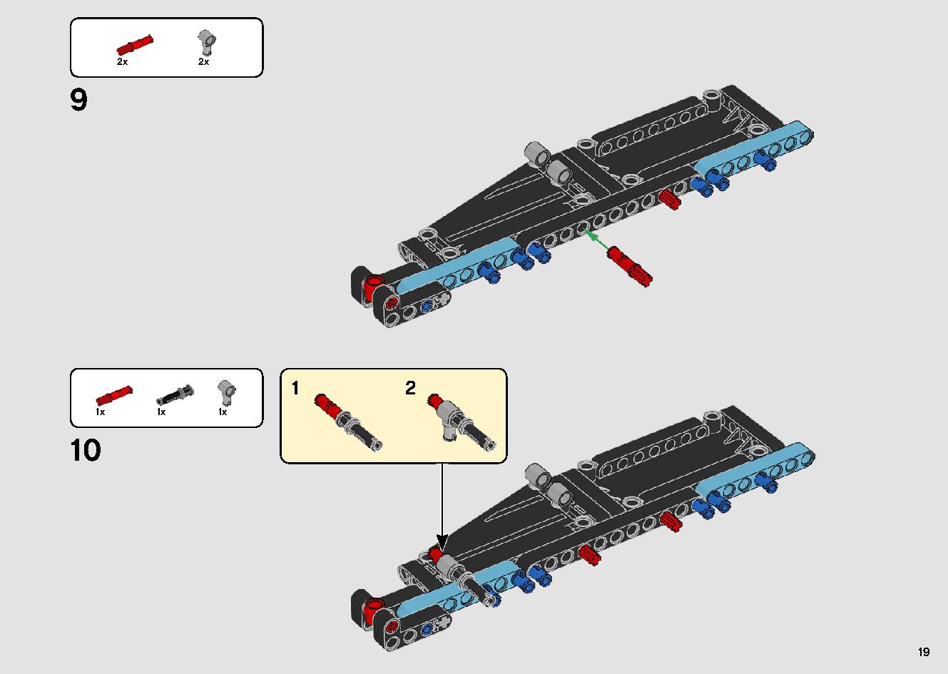 トラックとバイクのスタントショー 42106 レゴの商品情報 レゴの説明書・組立方法 19 page