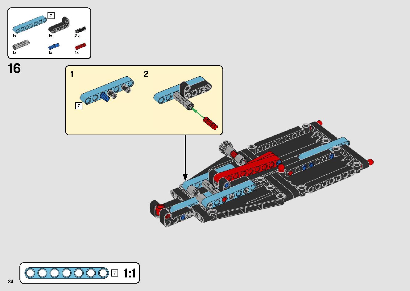 Stunt Show Truck & Bike 42106 LEGO information LEGO instructions 24 page