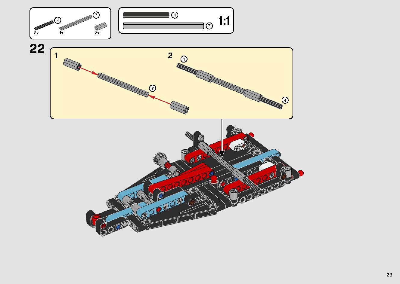 トラックとバイクのスタントショー 42106 レゴの商品情報 レゴの説明書・組立方法 29 page