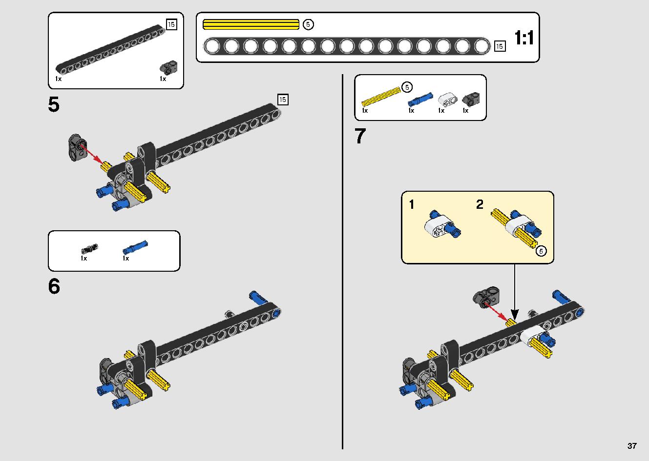 Stunt Show Truck & Bike 42106 LEGO information LEGO instructions 37 page