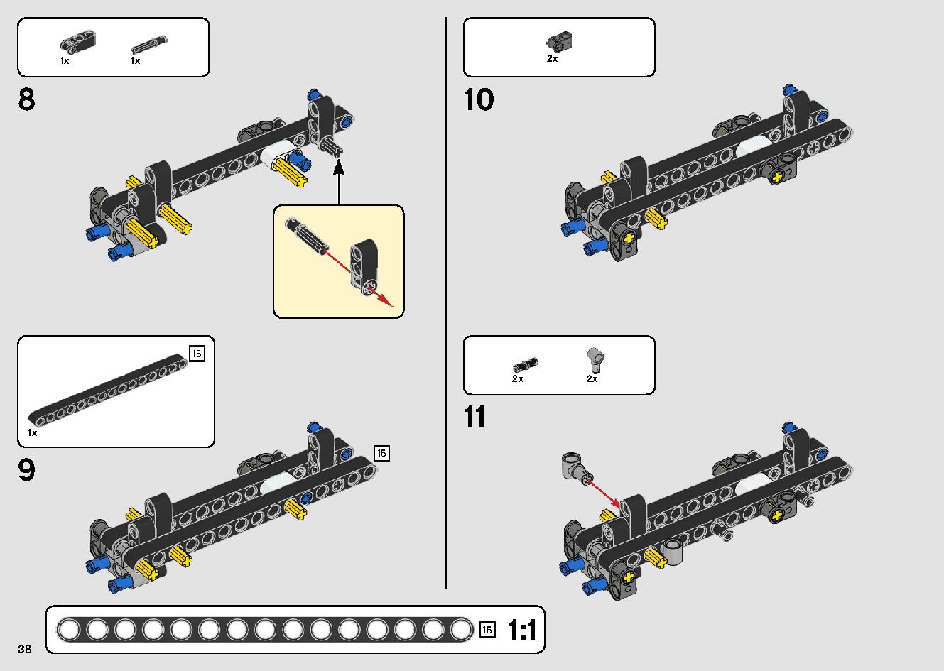 Stunt Show Truck & Bike 42106 LEGO information LEGO instructions 38 page