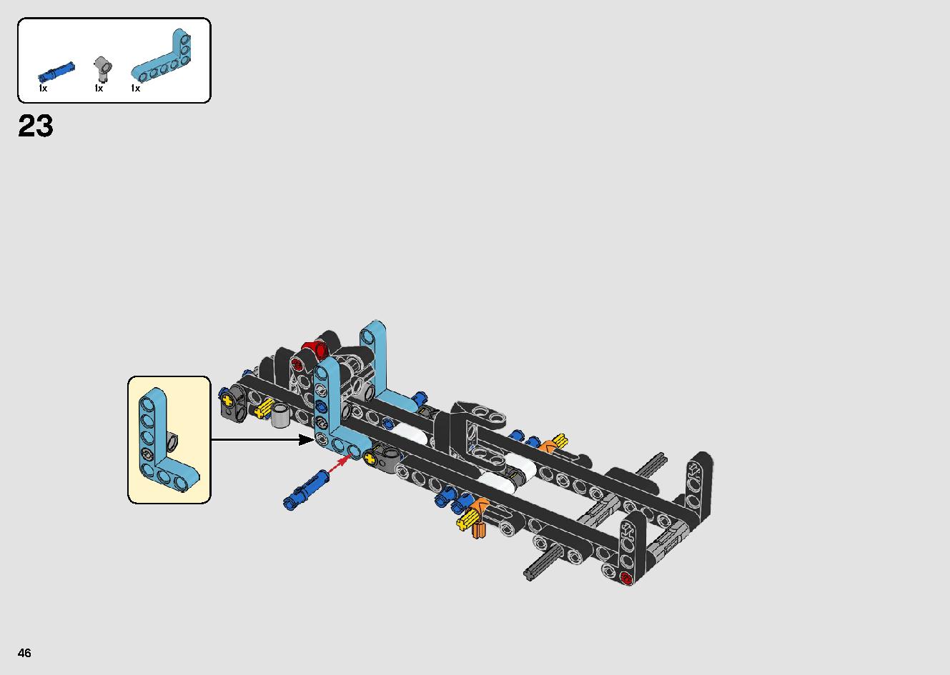 トラックとバイクのスタントショー 42106 レゴの商品情報 レゴの説明書・組立方法 46 page