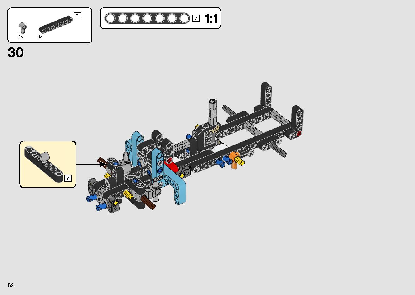 トラックとバイクのスタントショー 42106 レゴの商品情報 レゴの説明書・組立方法 52 page