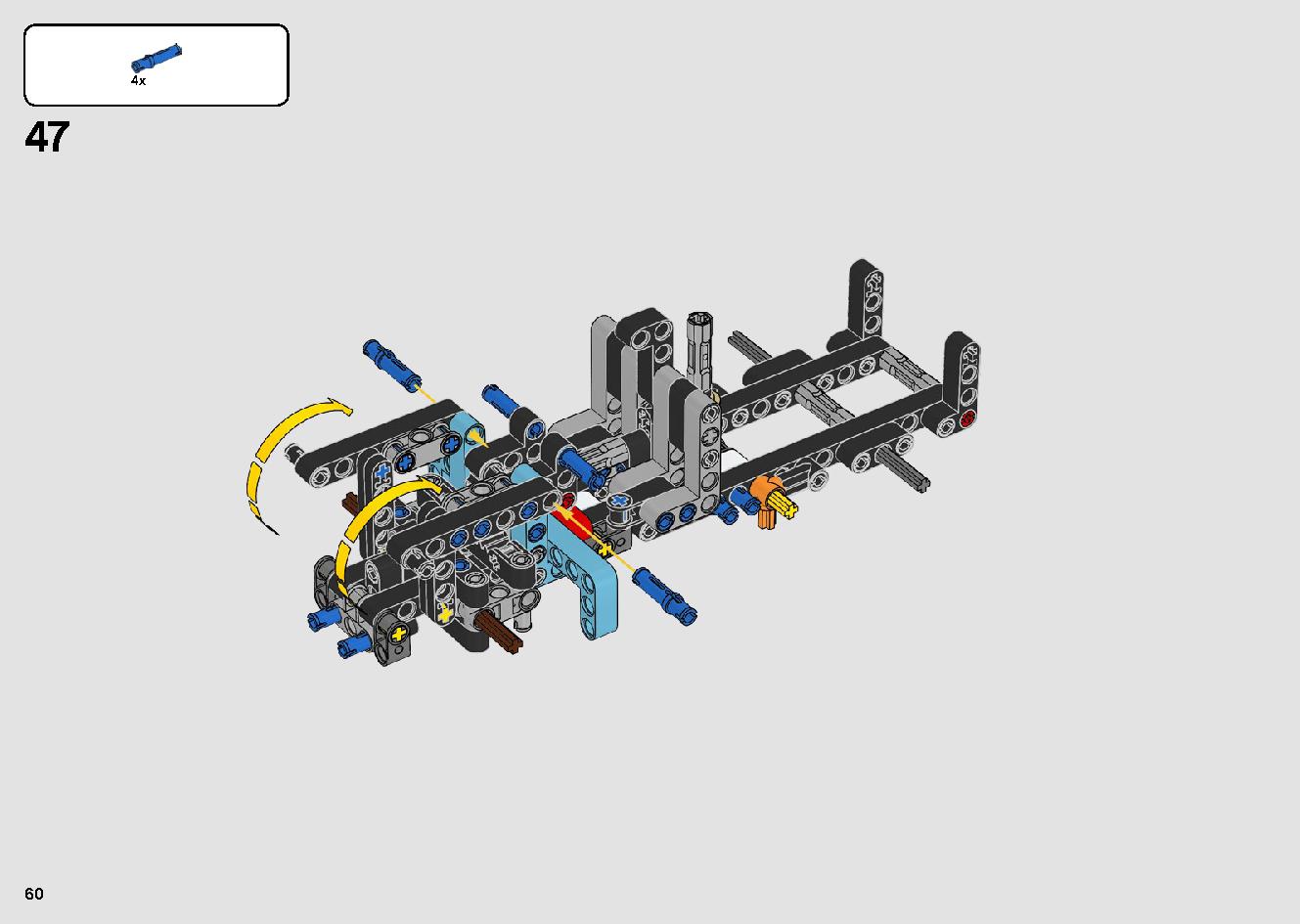 トラックとバイクのスタントショー 42106 レゴの商品情報 レゴの説明書・組立方法 60 page