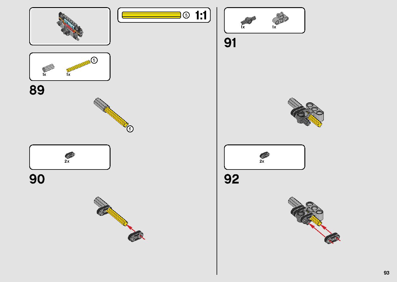 トラックとバイクのスタントショー 42106 レゴの商品情報 レゴの説明書・組立方法 93 page