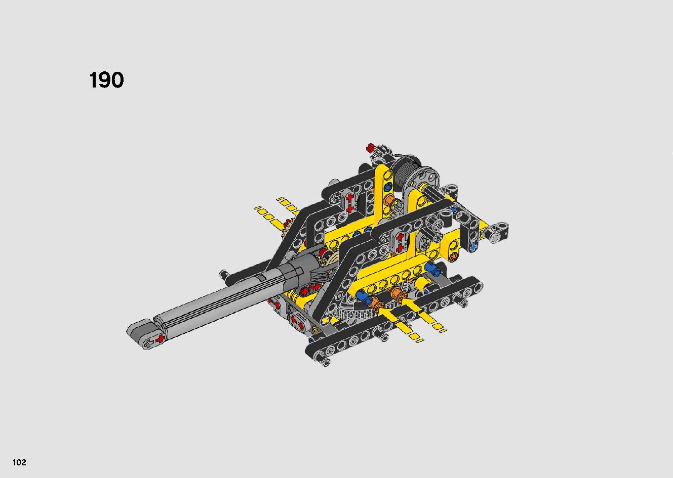 移動式クレーン車 42108 レゴの商品情報 レゴの説明書・組立方法 102 page
