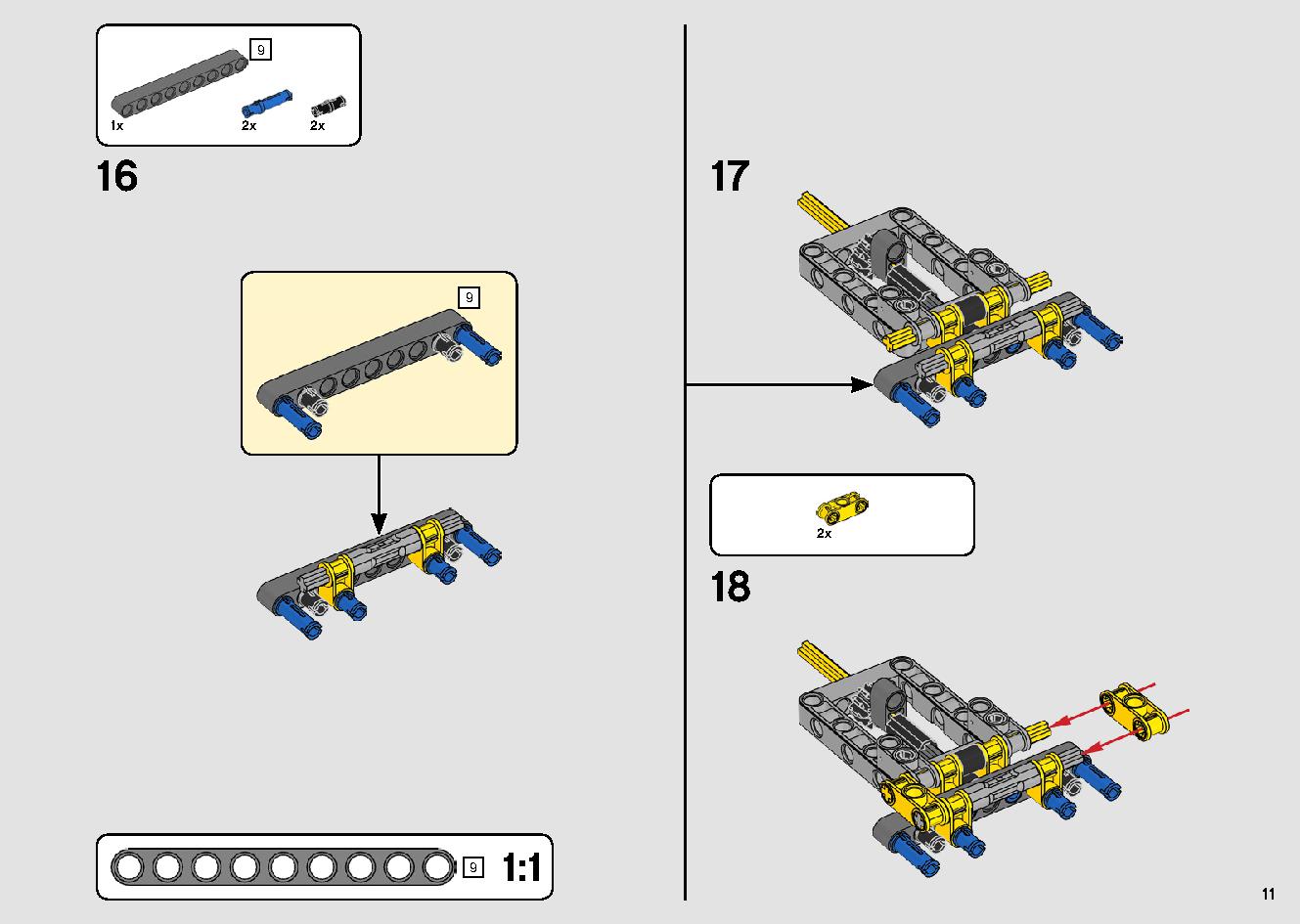 Mobile Crane 42108 LEGO information LEGO instructions 11 page