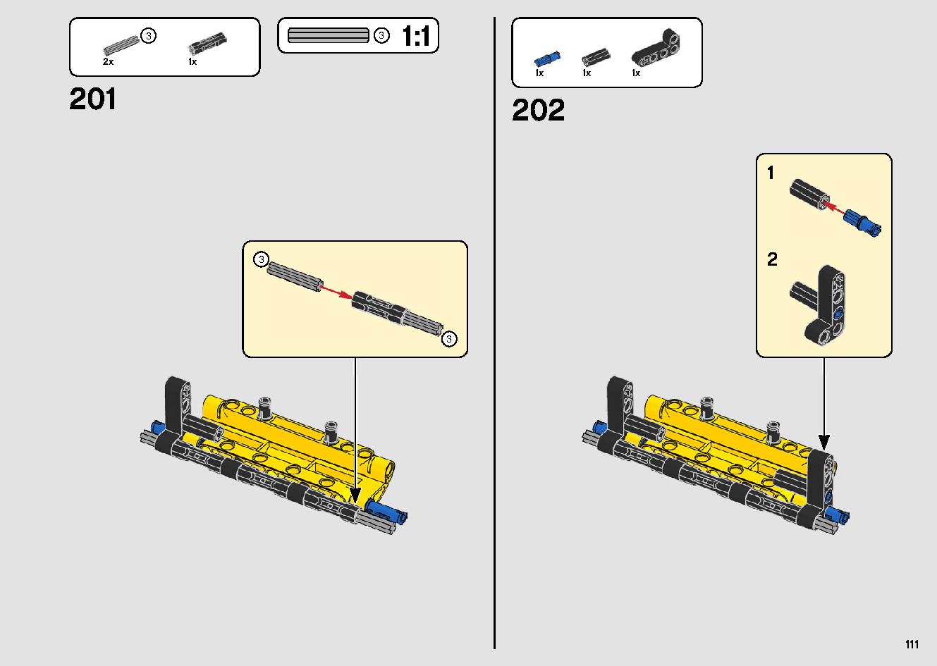 移動式クレーン車 42108 レゴの商品情報 レゴの説明書・組立方法 111 page