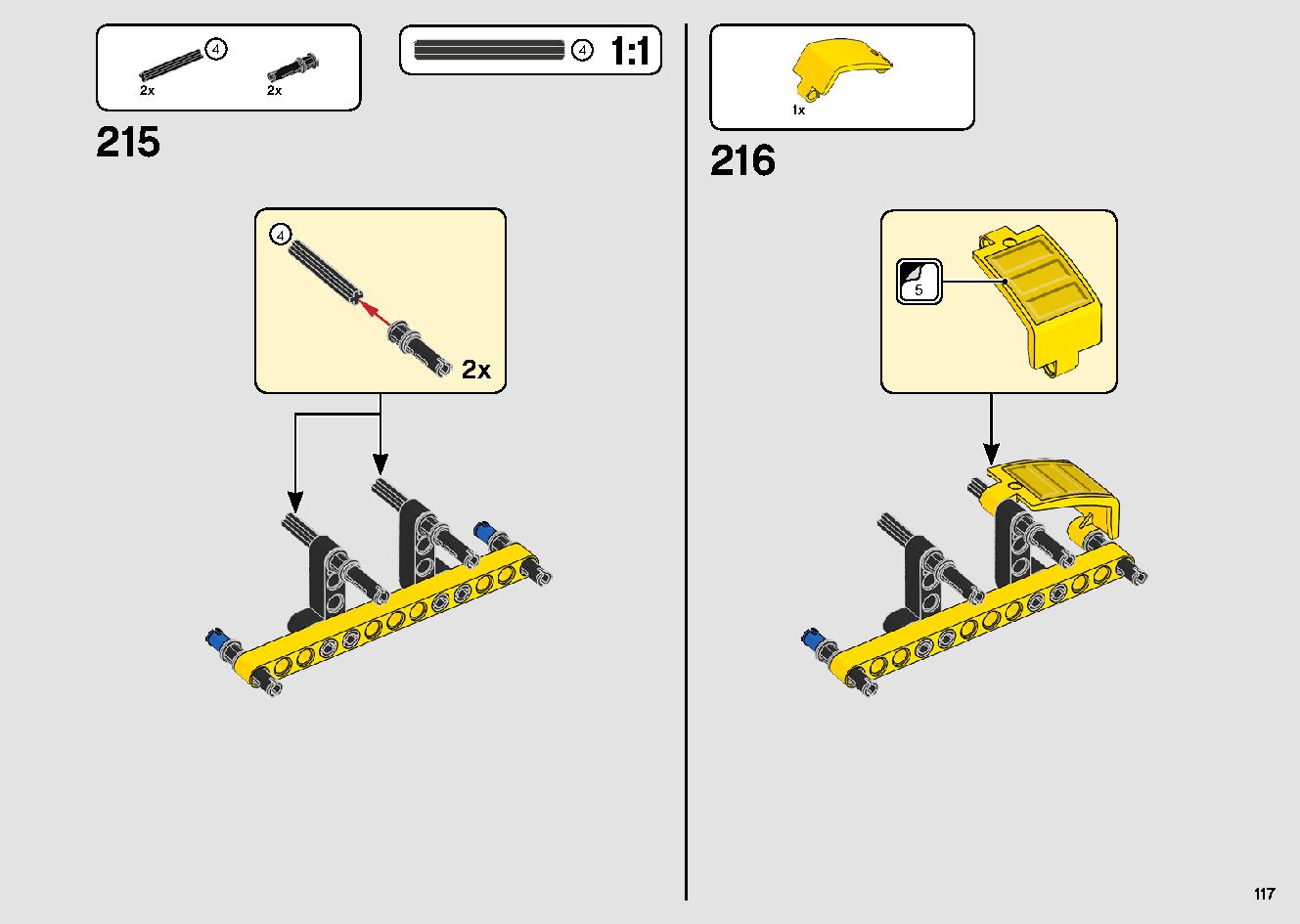 移動式クレーン車 42108 レゴの商品情報 レゴの説明書・組立方法 117 page