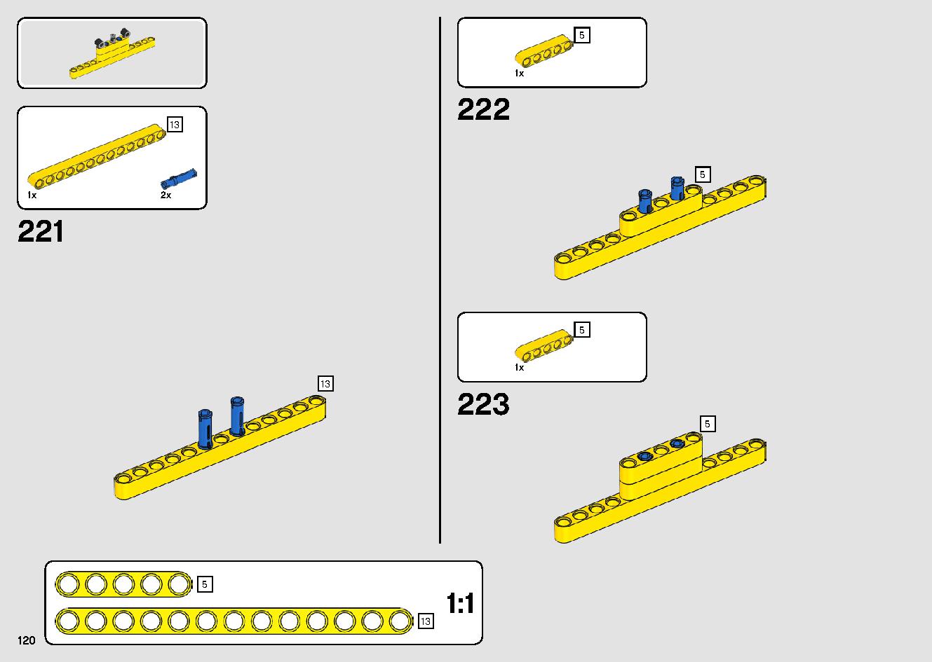Mobile Crane 42108 LEGO information LEGO instructions 120 page