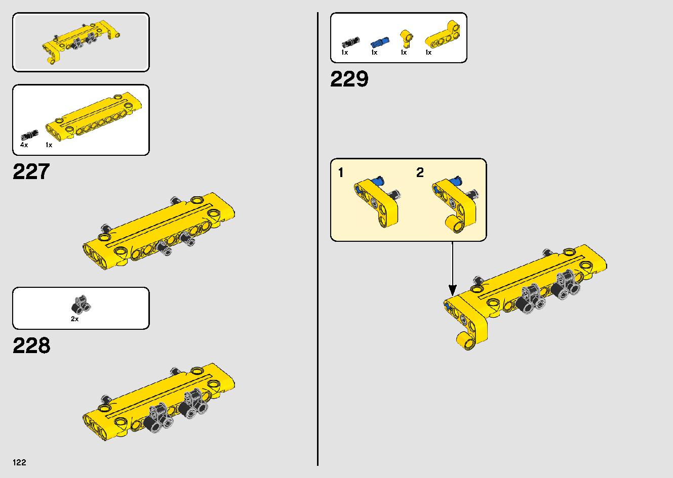 移動式クレーン車 42108 レゴの商品情報 レゴの説明書・組立方法 122 page