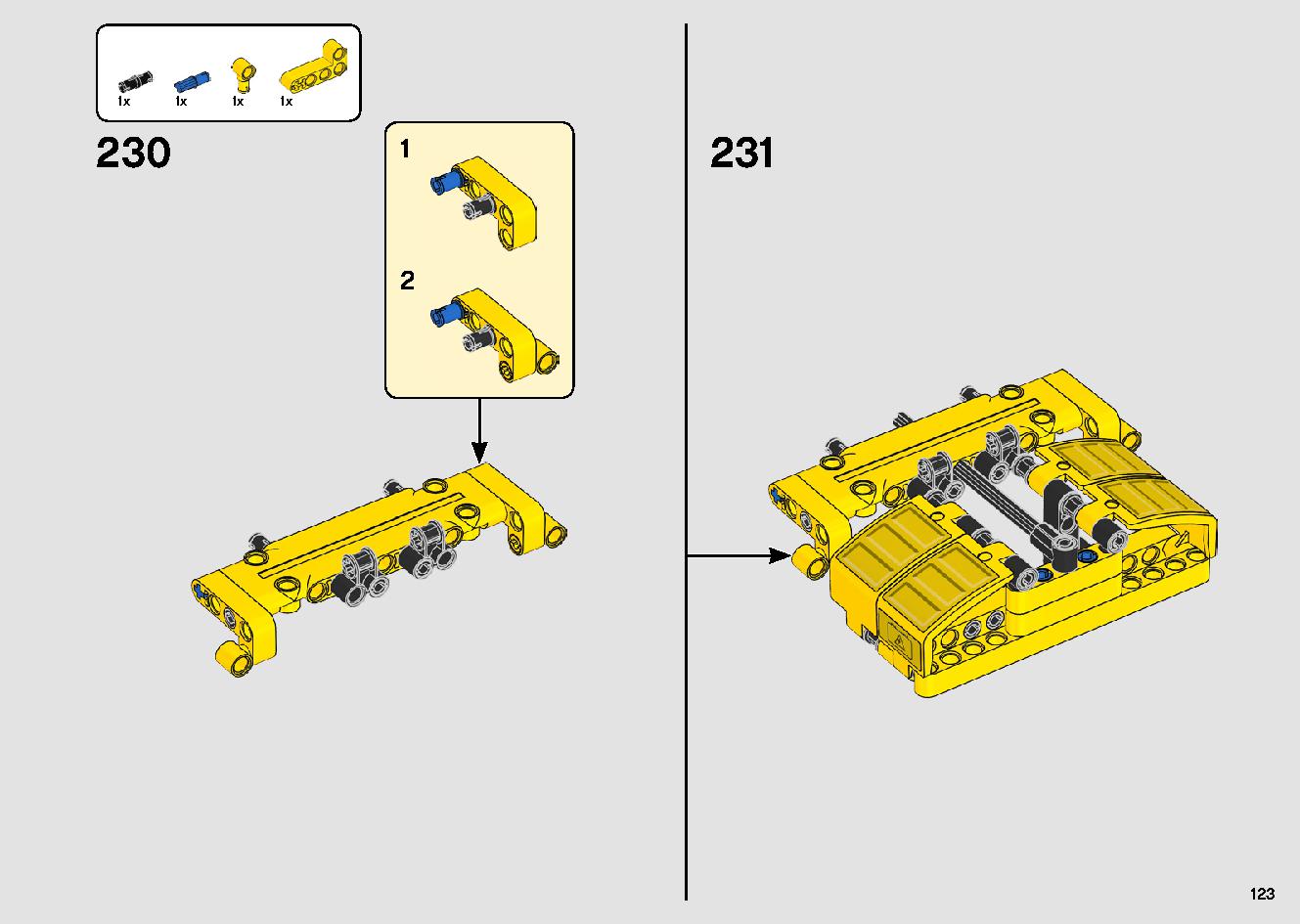 Mobile Crane 42108 LEGO information LEGO instructions 123 page