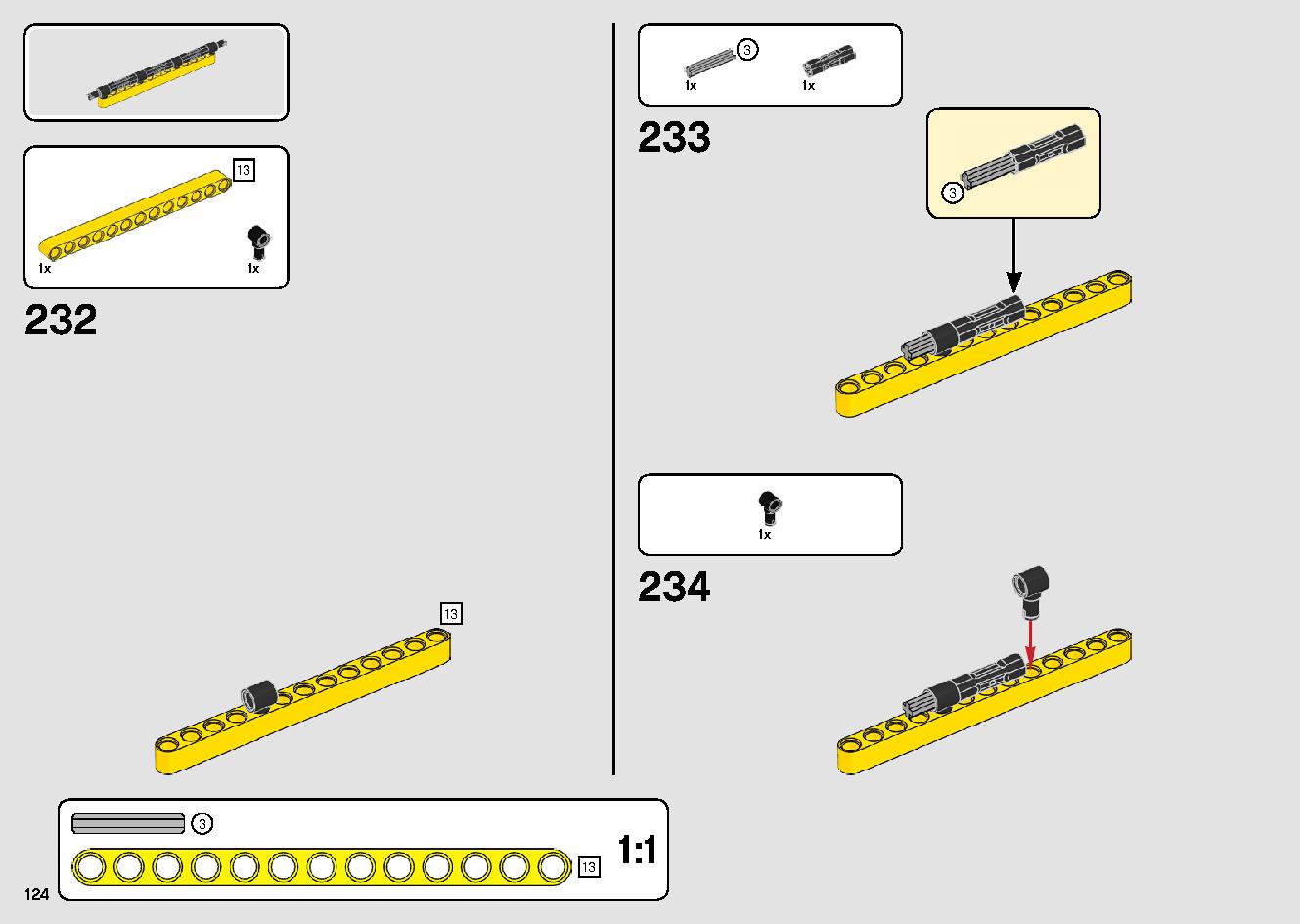 Mobile Crane 42108 LEGO information LEGO instructions 124 page