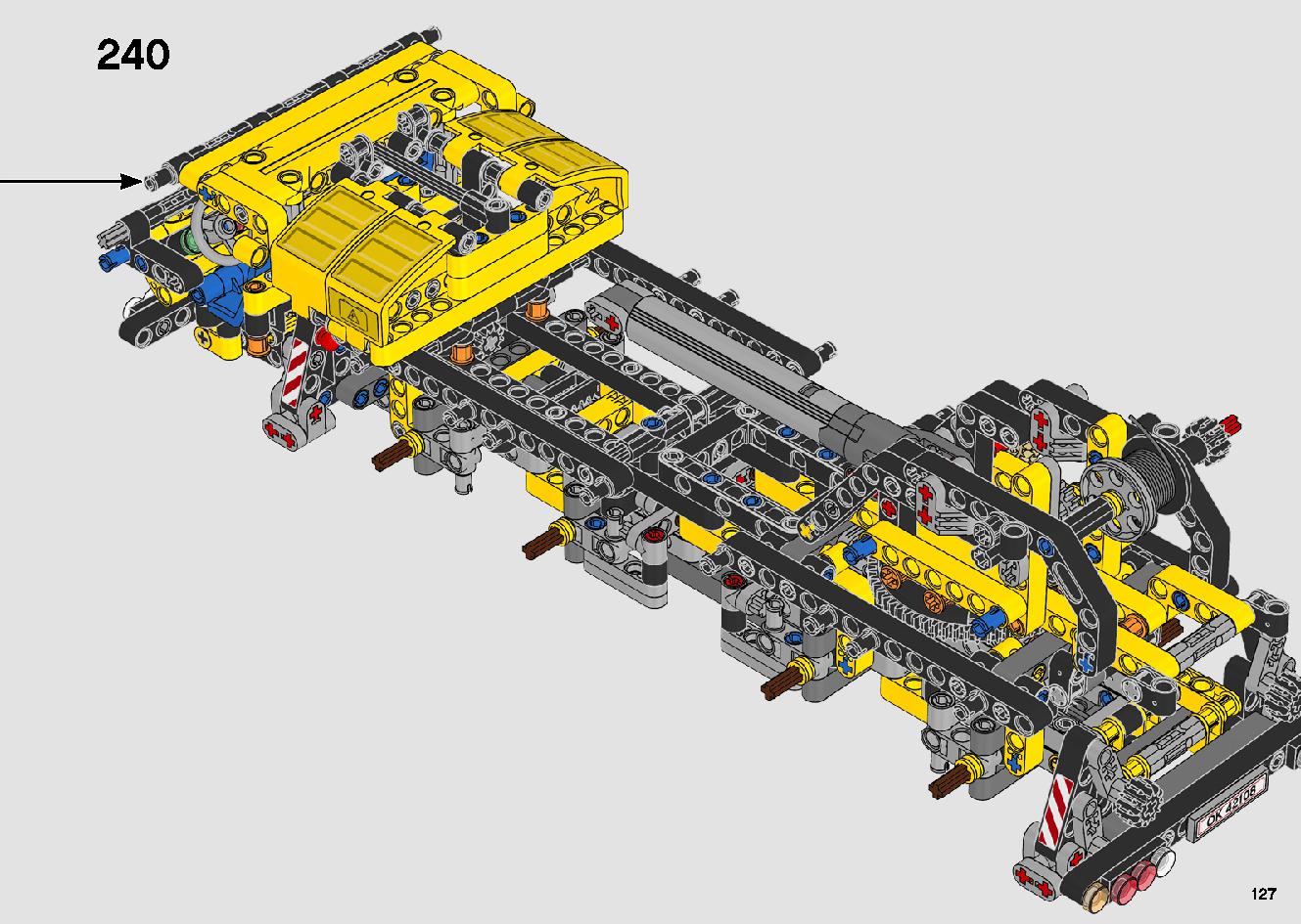 移動式クレーン車 42108 レゴの商品情報 レゴの説明書・組立方法 127 page