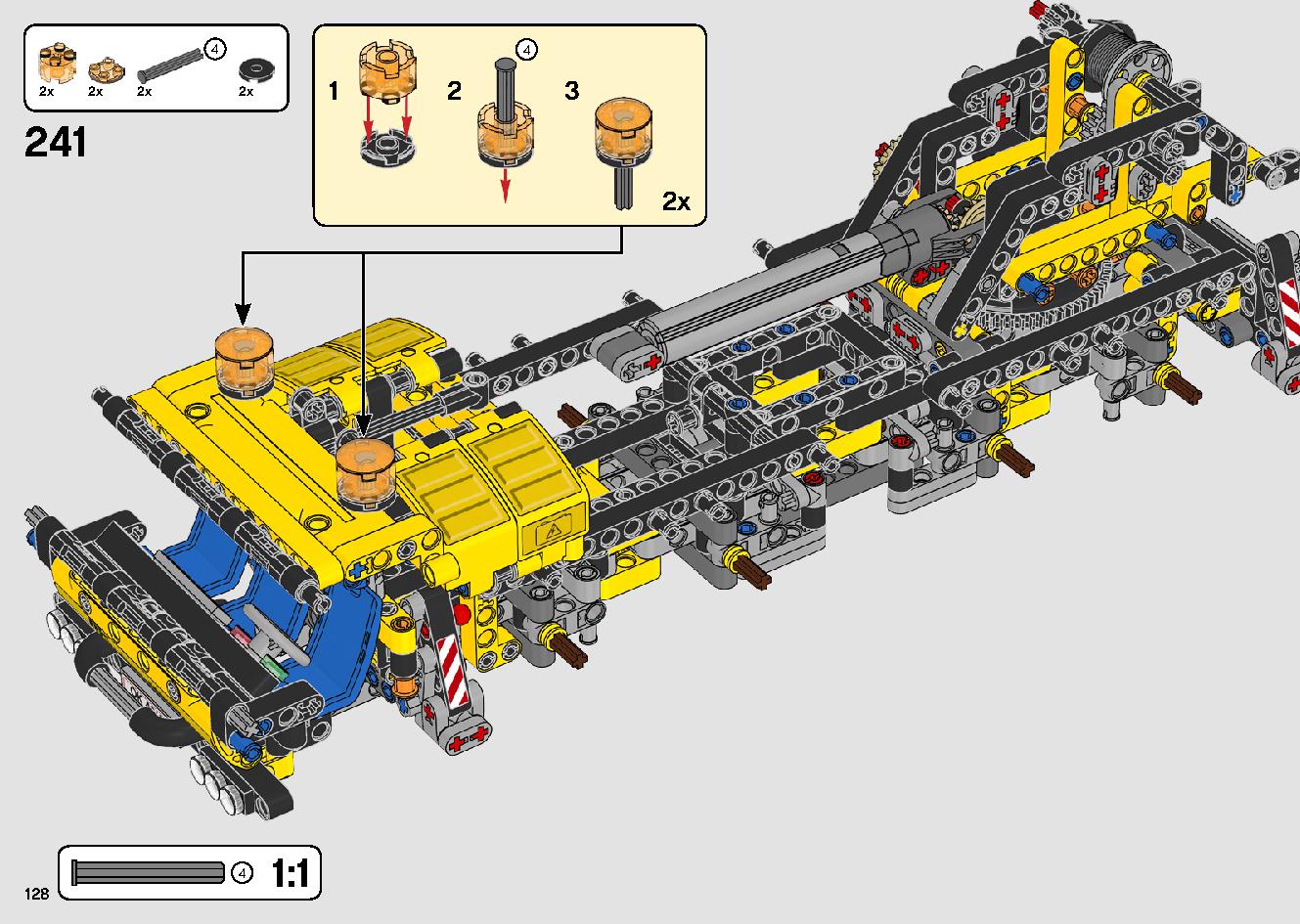 移動式クレーン車 42108 レゴの商品情報 レゴの説明書・組立方法 128 page