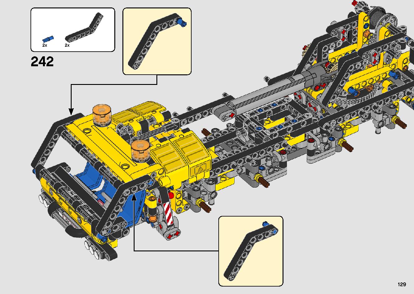 移動式クレーン車 42108 レゴの商品情報 レゴの説明書・組立方法 129 page