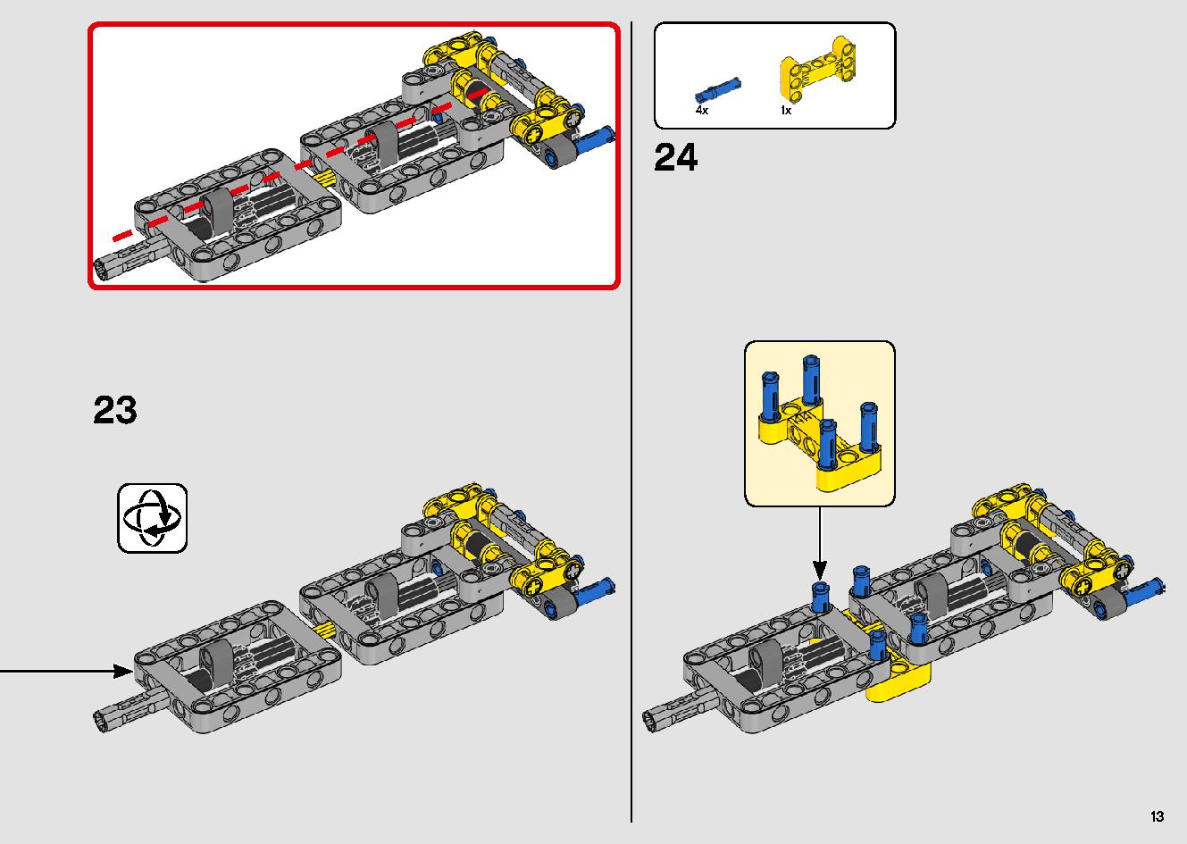 移動式クレーン車 42108 レゴの商品情報 レゴの説明書・組立方法 13 page