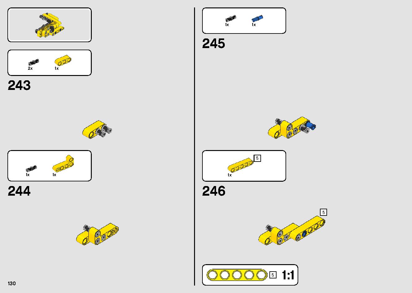 Mobile Crane 42108 LEGO information LEGO instructions 130 page