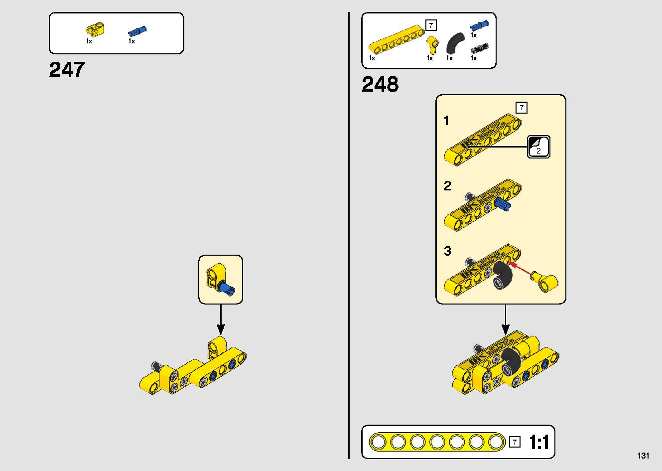 Mobile Crane 42108 LEGO information LEGO instructions 131 page