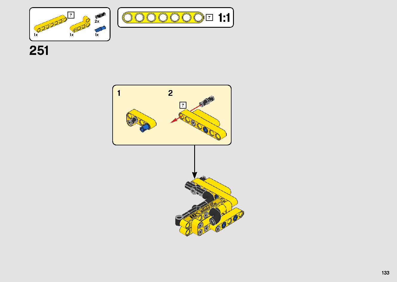 Mobile Crane 42108 LEGO information LEGO instructions 133 page