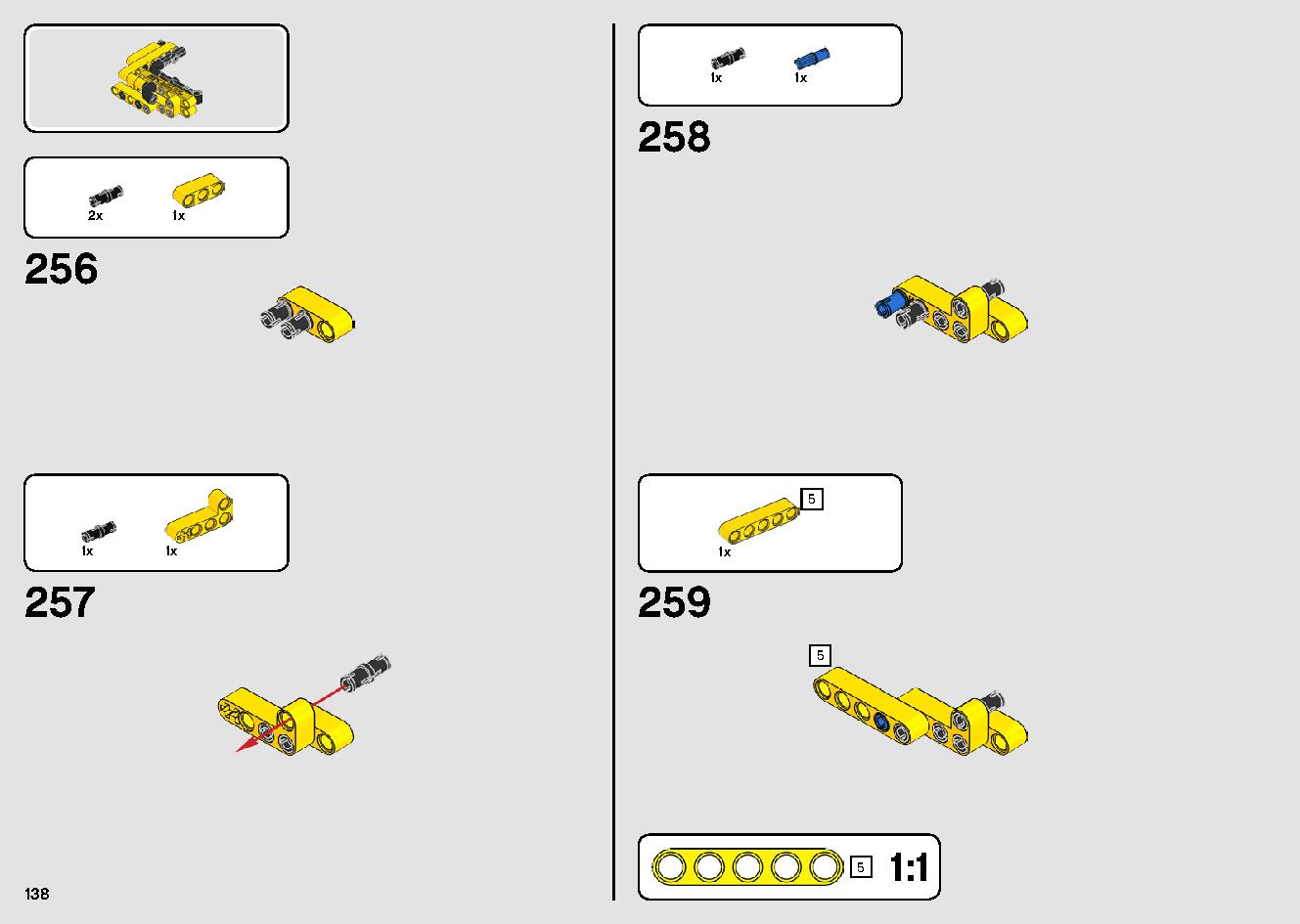 移動式クレーン車 42108 レゴの商品情報 レゴの説明書・組立方法 138 page