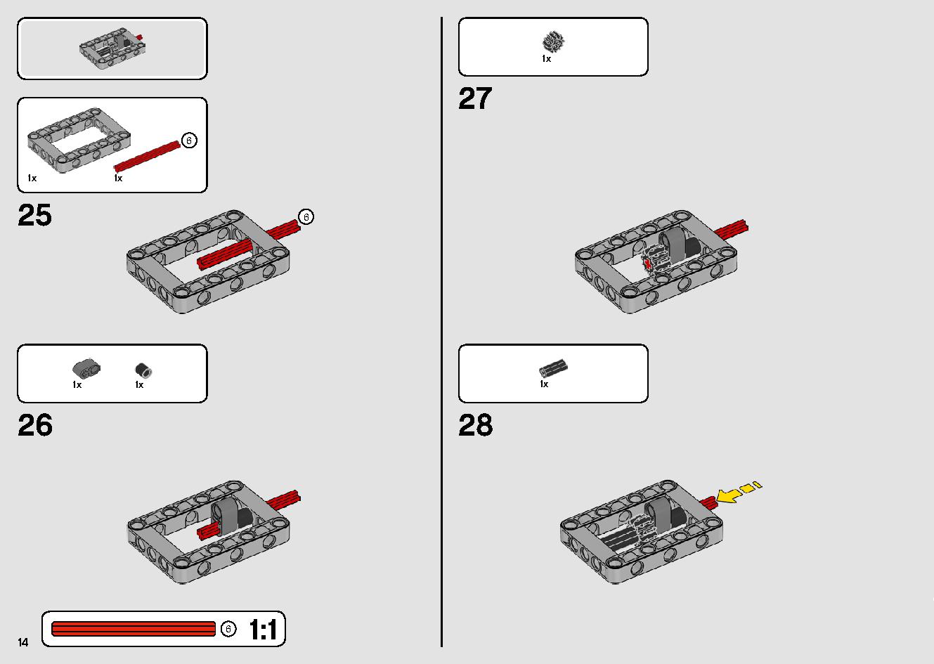 移動式クレーン車 42108 レゴの商品情報 レゴの説明書・組立方法 14 page