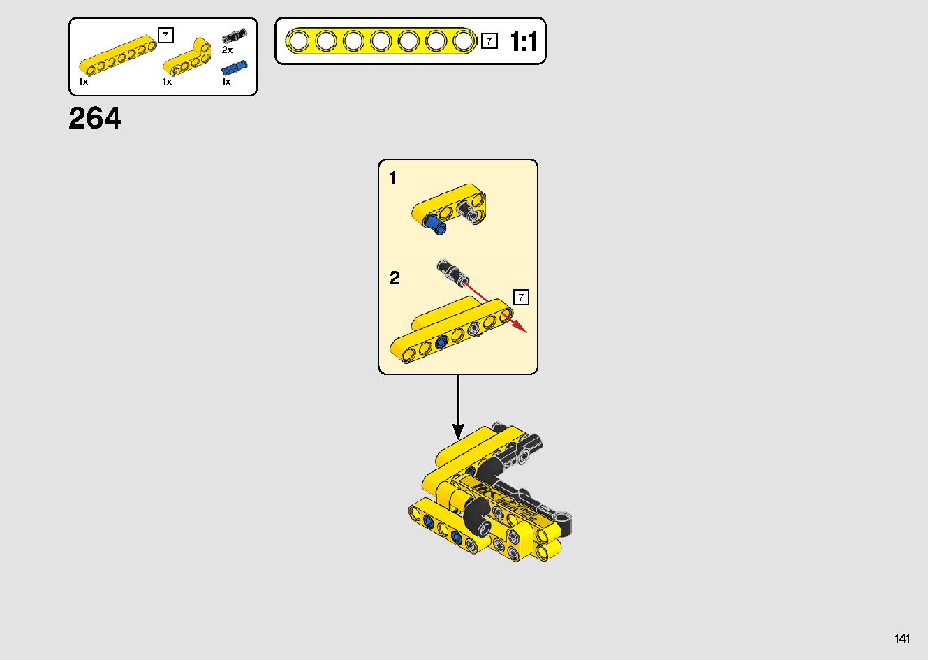 Mobile Crane 42108 LEGO information LEGO instructions 141 page