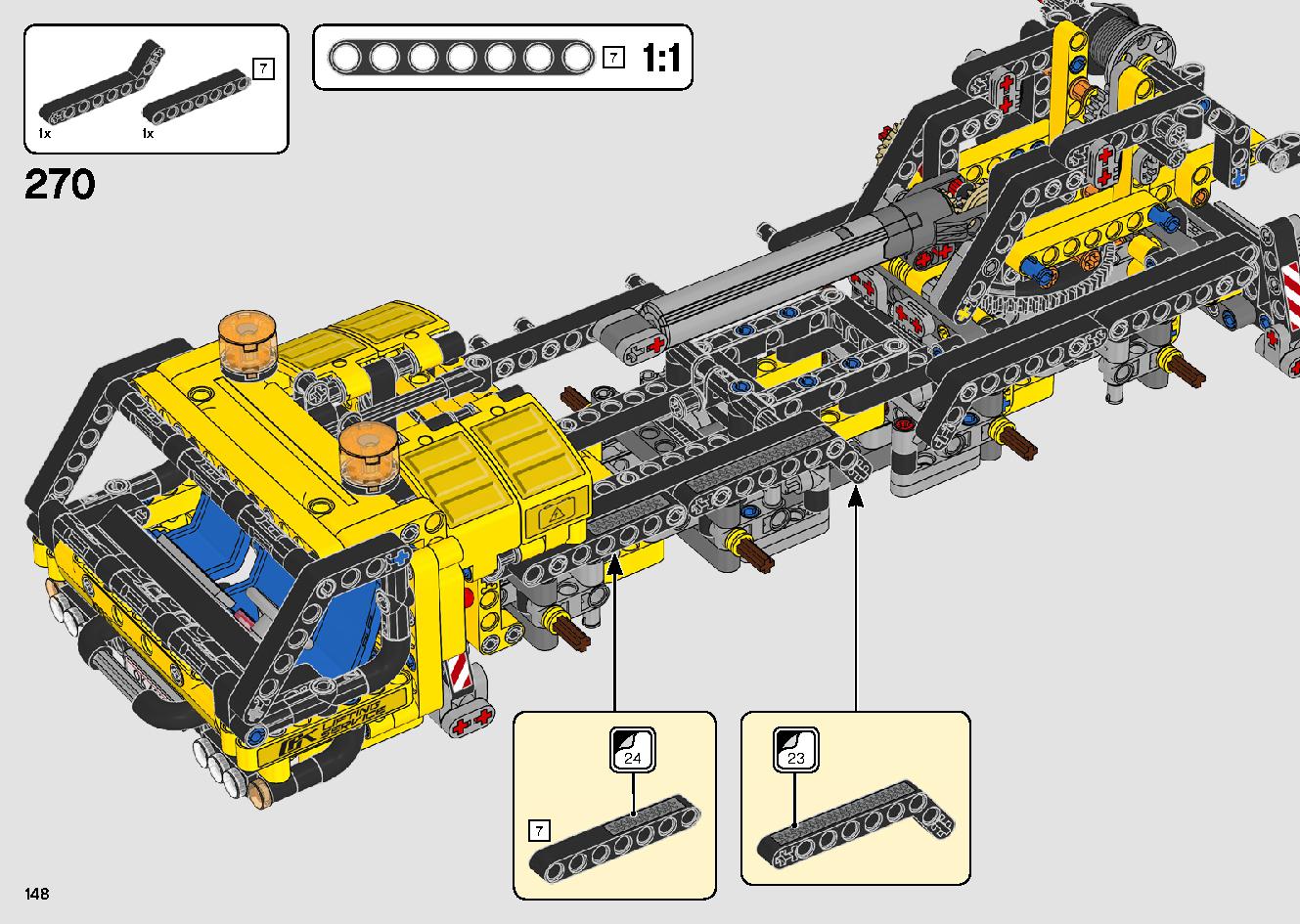 Mobile Crane 42108 LEGO information LEGO instructions 148 page