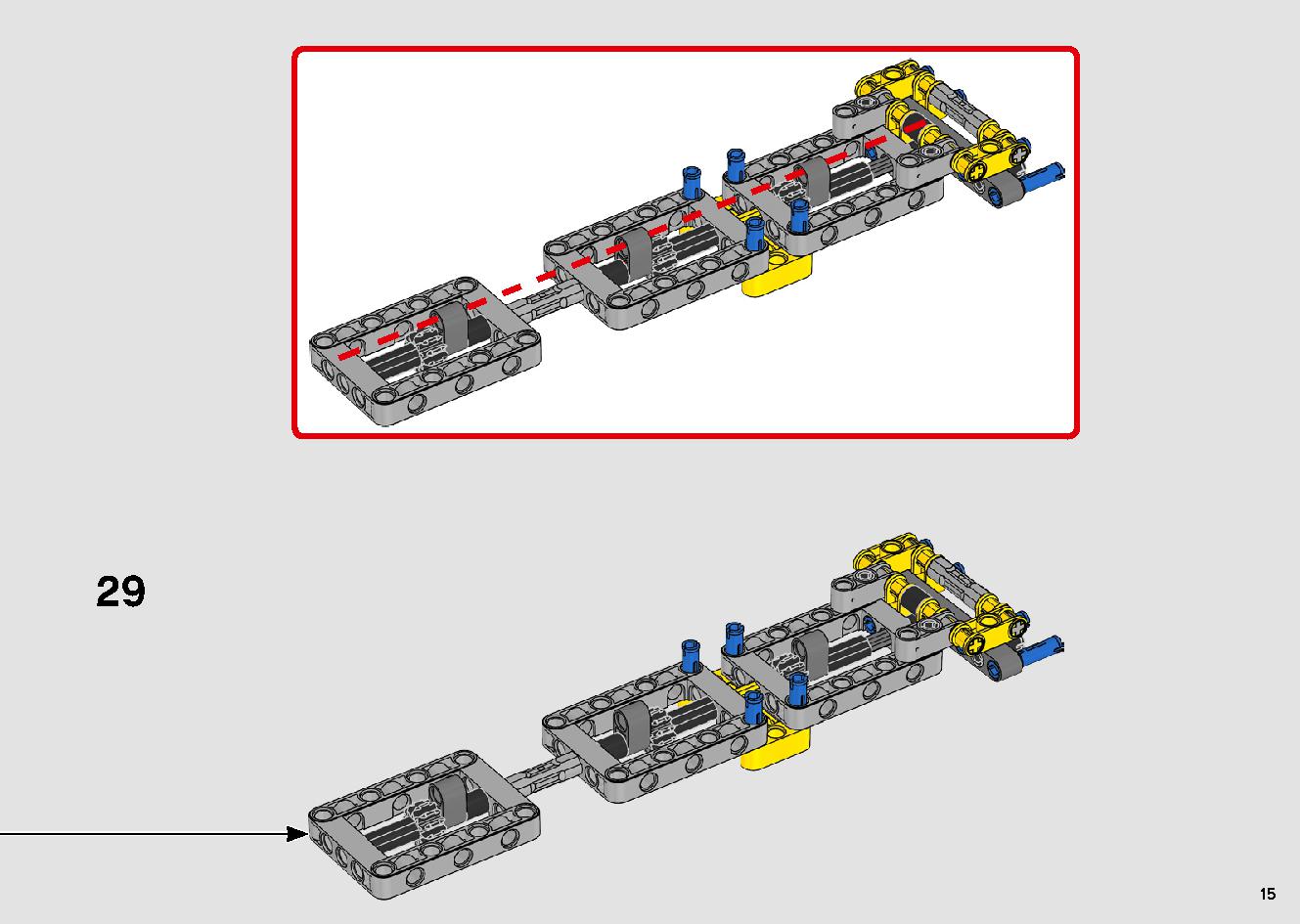 移動式クレーン車 42108 レゴの商品情報 レゴの説明書・組立方法 15 page