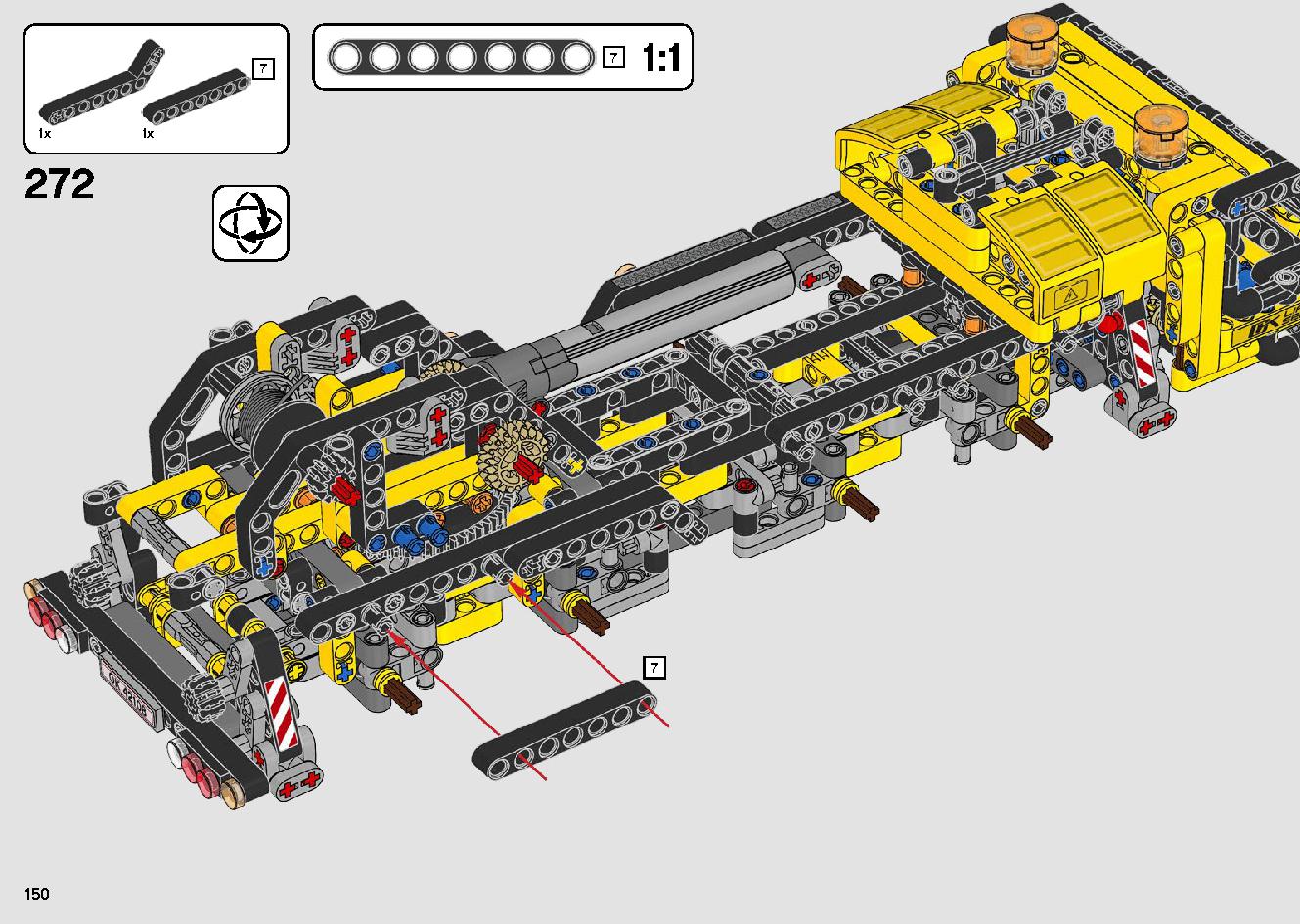 移動式クレーン車 42108 レゴの商品情報 レゴの説明書・組立方法 150 page