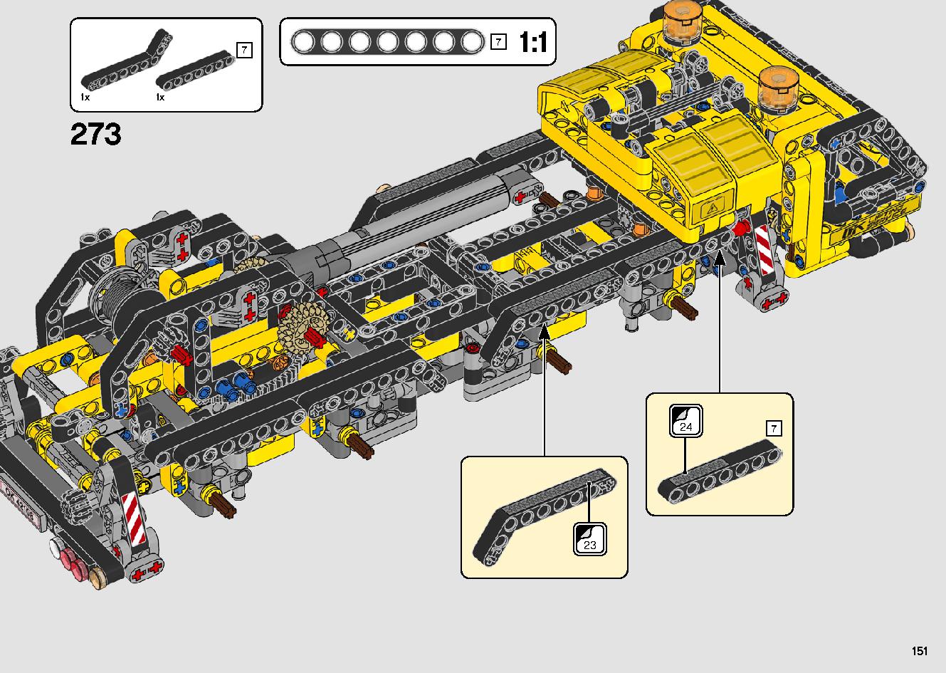移動式クレーン車 42108 レゴの商品情報 レゴの説明書・組立方法 151 page